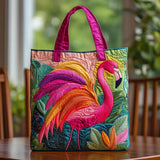 Geantă Matlasată – Flamingo Curcubeu