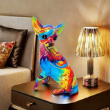 Lampă de Masă Chihuahua din Rășină