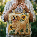 Geantă Artizanală – Design Golden Retriever